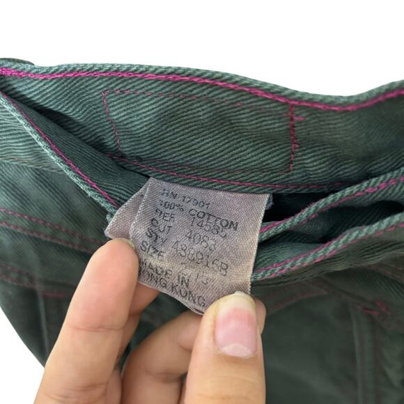 Rocky Mountain Dark Green High Waist Straight Jean Pants Women's Size 27/5 - Picture 6 of 10